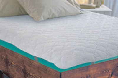 Queen Quilted Waterbed Anchor Band Mattress Pad Super Single Cal King PRIORITY 