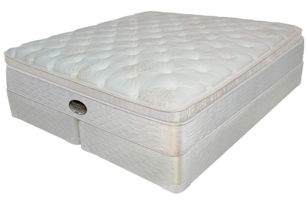 Innerspring Mattress W/3" Latex Mattress Set Sensations Splendor